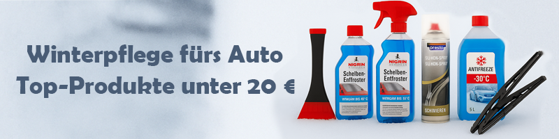 Winterpflege fürs Auto – Top-Produkte unter 20 €