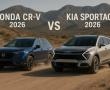 Kia Sportage 2026 vs. Honda CR-V – Vergleich der Familien-SUV: Platz, Verbrauch und Technik
