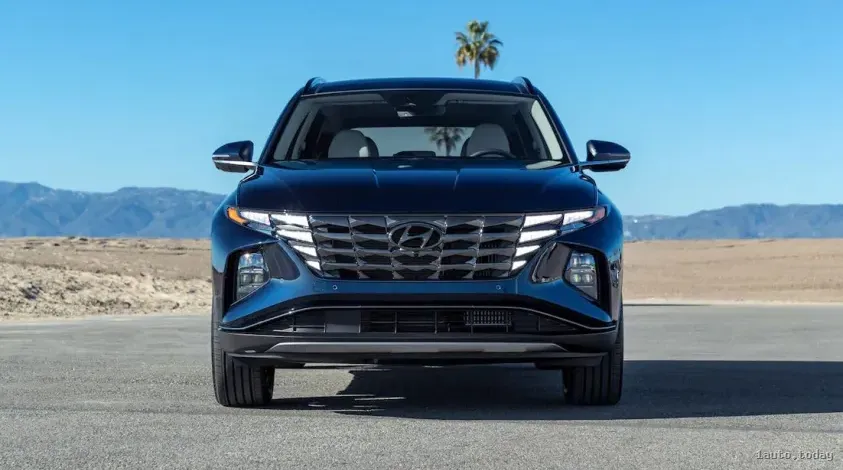 Frontansicht des Hyundai Tucson Plug-in Hybrid 2023