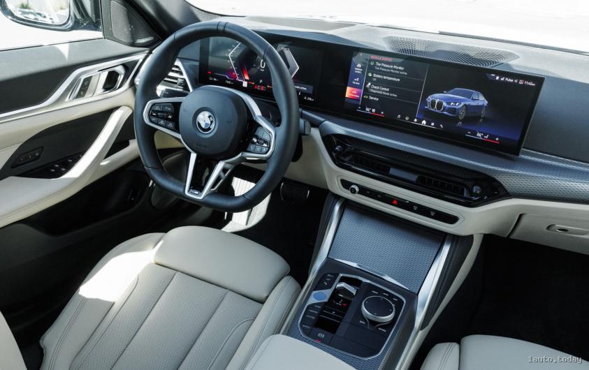 Innenraum des BMW i4 eDrive40
