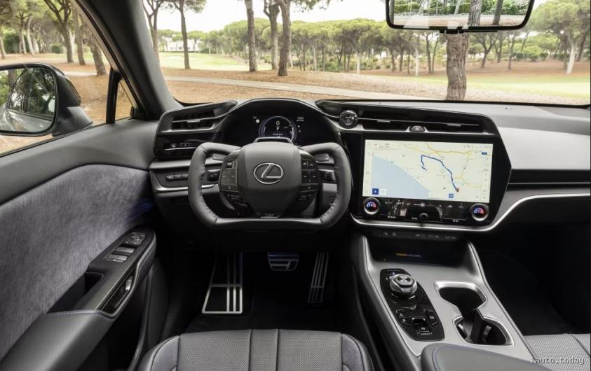 Innenraum der Version RZ550e mit Yoke-Lenkrad