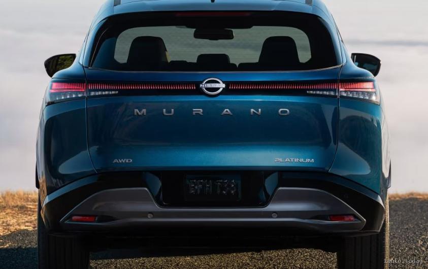 Geräumiger Kofferraum des Nissan Murano 2026