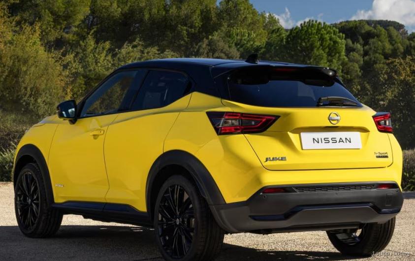 Rückansicht und Gepäckraum des Nissan JUKE 2025