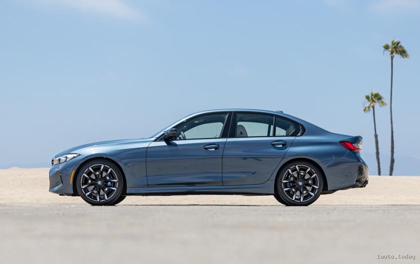 Seitenansicht des BMW M340i 2025
