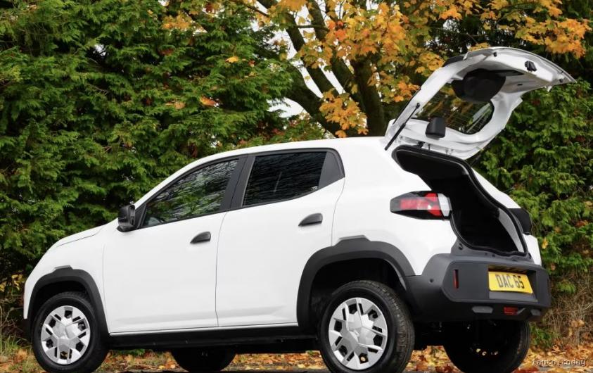 Dacia Spring begrenzter Raum