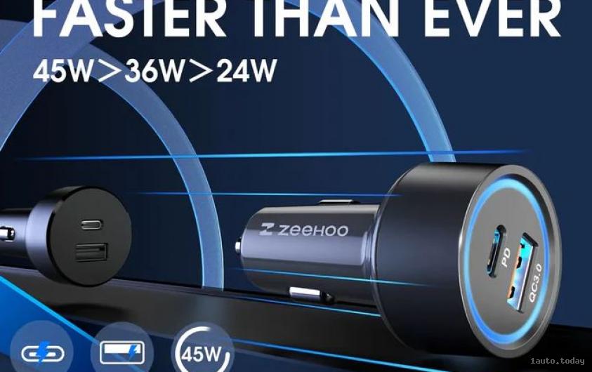 Anker 45W PD Dual-Port Auto-Adapter