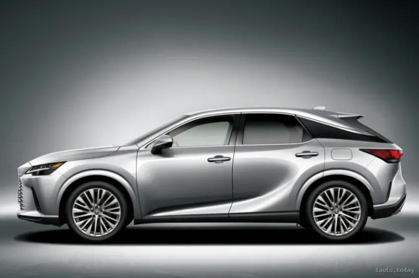 Aktualisierter Lexus RX 2023 Seitenansicht