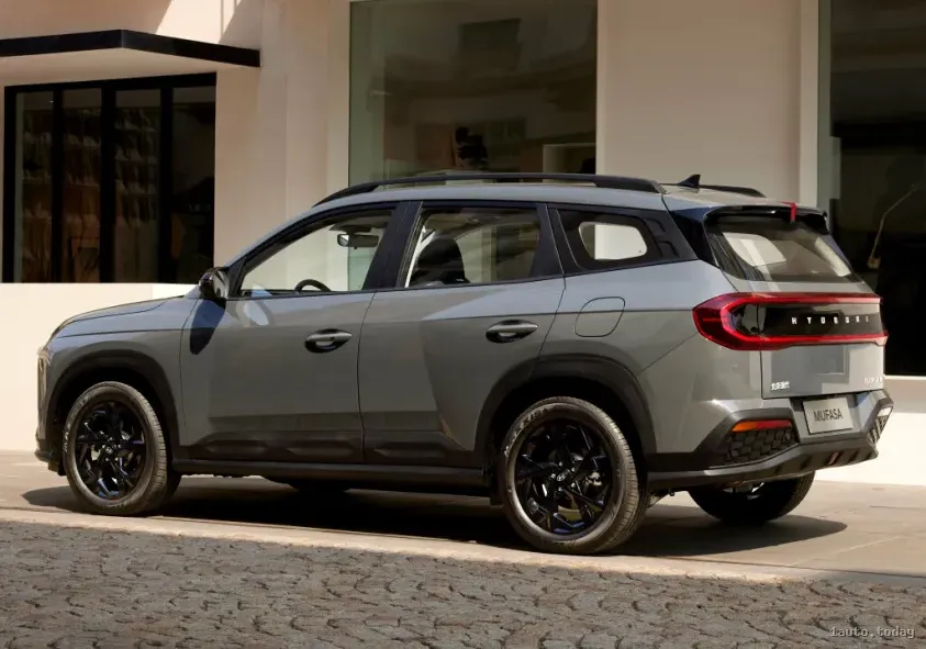 Hyundai Mufasa 2023, Rückansicht