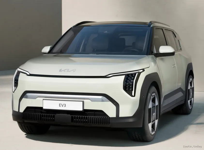 Neues Aussehen des Kia EV3 2025