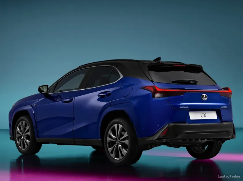 Seitenansicht und Rückleuchten des UX 2025