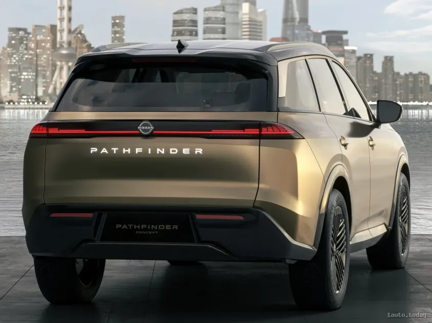 Nissan Pathfinder 2024 für den chinesischen Markt Rückansicht