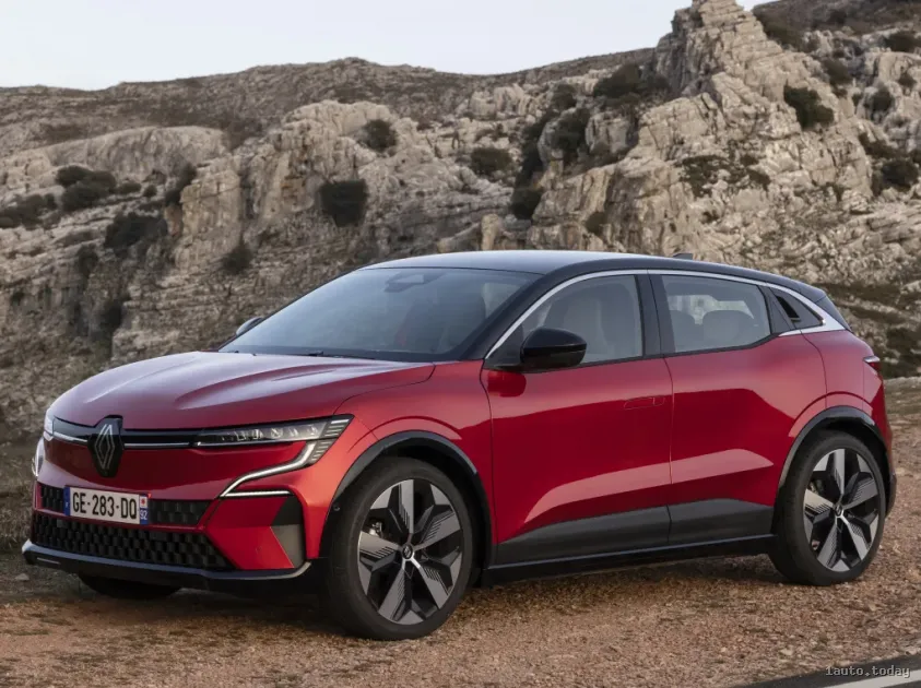 Außenansicht des eleganten Renault Megane E-Tech