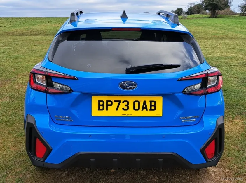 Kleiner, aber geräumiger Kofferraum des Crosstrek