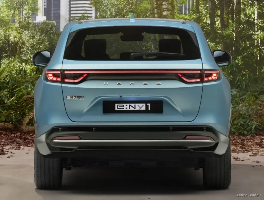Honda e:Ny1 2024 Heckstoßstange und Optik