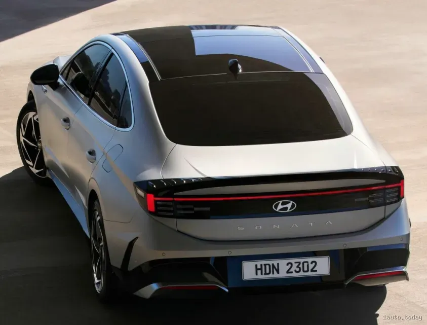 Neuer Hyundai Sonata 2023 Draufsicht